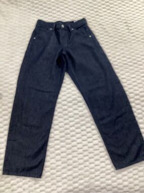 Banana Republic Women's Dark Navy Wide-Leg Jeans